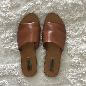 Steve Madden Leather Slides